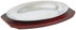 Winco Tabletop & Serving Each Winco APL-10UL Oval 10 Inch Wood Sizzler Platter Underliner for APL-10 | Denson CFE