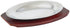 Winco Tabletop & Serving Each Winco APL-11UL Oval Wood Sizzler Platter Underliner 11 Inch | Denson CFE