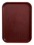 Winco Tabletop & Serving Each Winco FFT-1014U Fast Food Tray 10 Inch x 14 Inch Burgundy BPA Free Polypropylene | Denson CFE