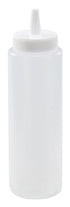 Winco Tabletop & Serving Pack Winco PSB-08C Clear Plastic Squeeze Bottles 8oz Pack of 6 | Denson CFE