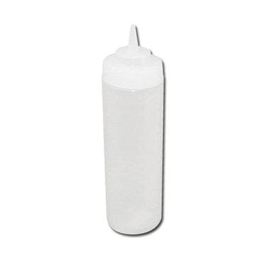 Winco Tabletop & Serving Pack Winco PSW-12 Clear Wide Mouth Squeeze Bottle 12 Ounce Pack of Six | Denson CFE