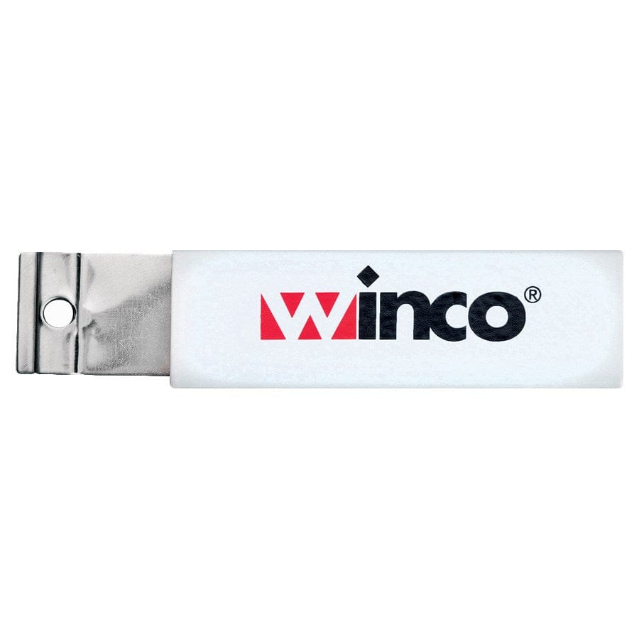 Winco Unclassified Dozen Winco BXC-4 Box Cutter with Retractable Stainless Steel Blade and Metal Safety Sleeve 4 Inch | Denson CFE