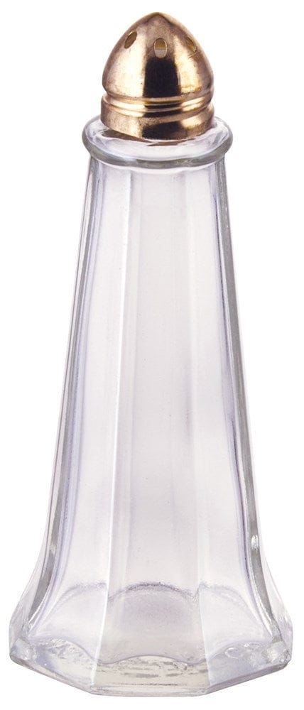 Winco Unclassified Dozen Winco G-111 Tower Shaker with Brass Top 1oz Glass | Denson CFE