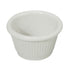 Winco Unclassified Dozen Winco RFM-1W Fluted Ramekin 1.5 Ounce White Dishwasher Safe Heat Resistant Break Resistant | Denson CFE