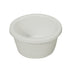 Winco Unclassified Dozen Winco RFM-2W 2 Oz. Fluted White Melamine Ramekin - 12/Pack | Denson CFE