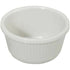 Winco Unclassified Dozen Winco RFM-4W White Fluted Melamine Ramekin 4 oz.