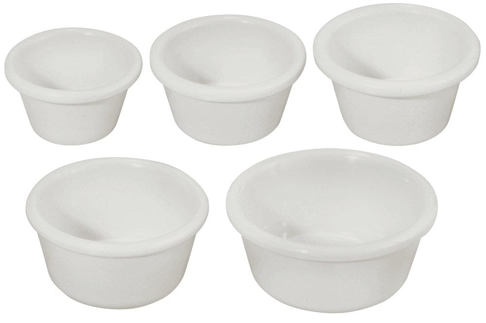 Winco Unclassified Dozen Winco RP-3W 3 Ounce Plain White Ramekin Heat Resistant Dishwasher Safe Break Resistant | Denson CFE