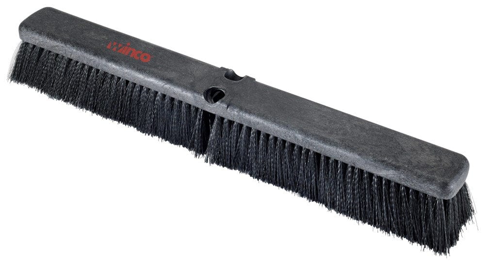 Winco Unclassified Each / Black Winco BRFF-24K 24 Inch Foam Block Floor Sweep Head with Black Bristles for Fine Medium Sweeping | Denson CFE