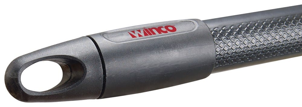 Winco Unclassified Each / Black Winco BRH-60K 60 Inch Fiberglass Handle with Textured Grip in Black | Denson CFE