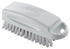Winco Unclassified Each / Black Winco BRN-52 Nail Brush 5.625 inches x 2 inches White and Black Bristles Plastic Handle | Denson CFE