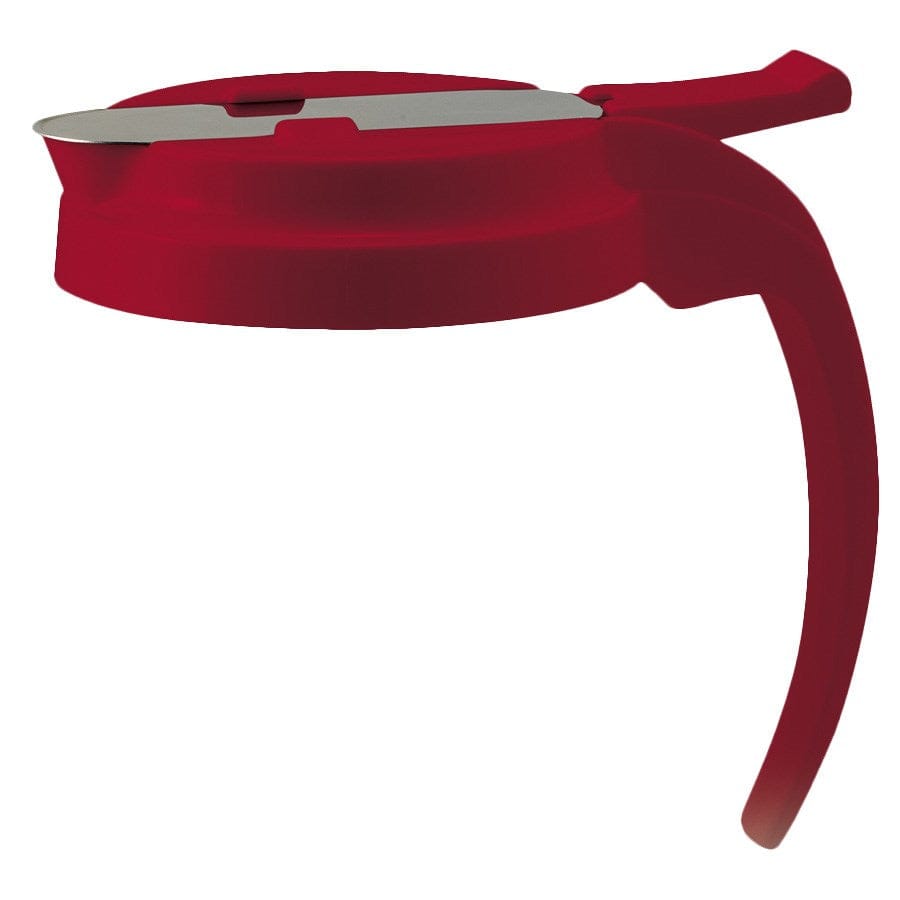 Winco Unclassified Each / Red Winco PSUD-RLid Red Lid for 32oz and 48oz Syrup Dispensers | Denson CFE