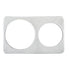 Winco Unclassified Each Winco ADP-608 Two Hole Steam Table Adapter Plate 6 3/8 Inch and 8 3/8 Inch | Denson CFE