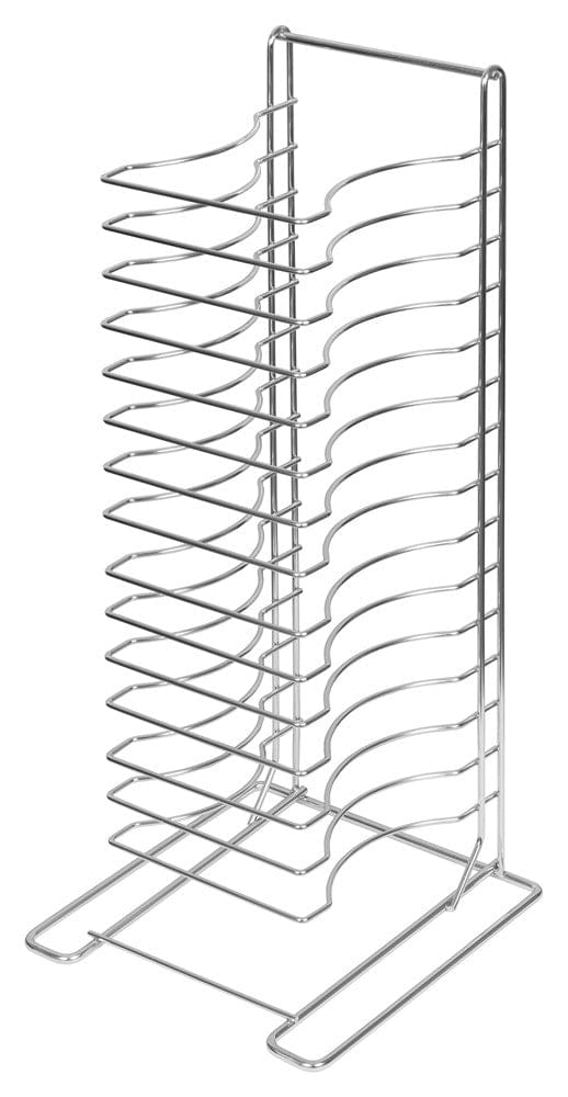 Winco Unclassified Each Winco APZT-1015 Chrome Plated 15 Slot Pizza Rack | Denson CFE