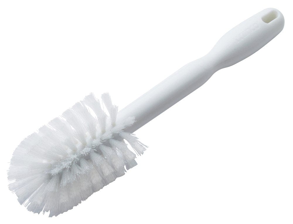Winco Unclassified Each Winco BRB-12 Bottle Brush 12 inch with Soft Bristles and Plastic Handle White | Denson CFE