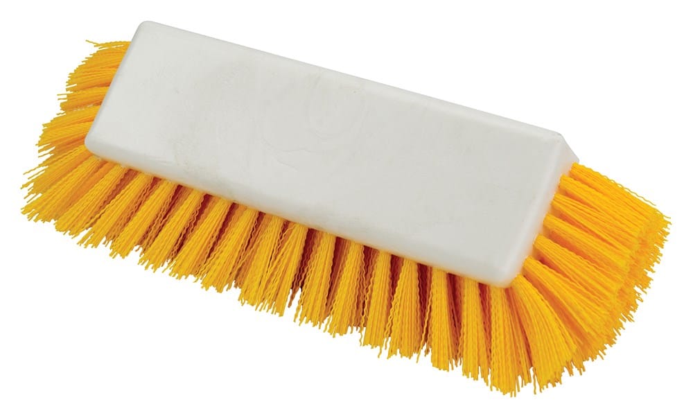 Winco Unclassified Each Winco BRF-12Y Multi-Surface 12 Inch Floor Scrub Brush Head Only | Denson CFE
