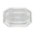 Winco Unclassified Each Winco CMT-1420 Octagonal Chrome Plated Serving Tray 14 x 20 with Gadroon Edge | Denson CFE