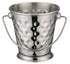 Winco Unclassified Each Winco DDSA-102S Mini Pail Hammered Stainless Steel 10 oz 3.5 inch Diameter | Denson CFE