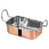 Winco Unclassified Each Winco DDSB-204C Mini Roasting Pan Copper Plated 16 Ounce 5.75 Inches Wide 3.75 Inches Deep | Denson CFE