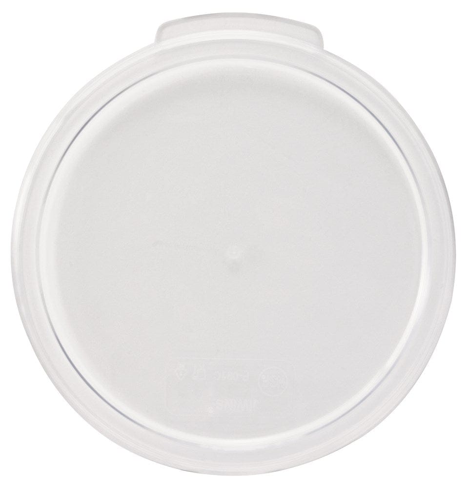 Winco Unclassified Each Winco PCRC-1222C Clear Polycarbonate Cover for 12 Quart 18 Quart and 22 Quart Containers | Denson CFE