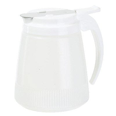 Winco Unclassified Each Winco PSUD-32 Plastic Syrup Dispenser 32 Ounces with Stainless Steel Slide | Denson CFE