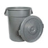 Winco Unclassified Each Winco PTC10G Heavy Duty Gray Trash Can 20 Gallon for Reliable Waste Management | Denson CFE