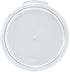 Winco Unclassified Each Winco PTRC-1222C Translucent Polypropylene Cover for 12 18 and 22 Quart Round Containers | Denson CFE