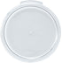 Winco Unclassified Each Winco PTRC-1C Translucent Cover for PTRC-1 Round Containers 1 Quart | Denson CFE