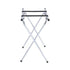 Winco Unclassified Each Winco TSY-1A Chrome Folding Tray Stand