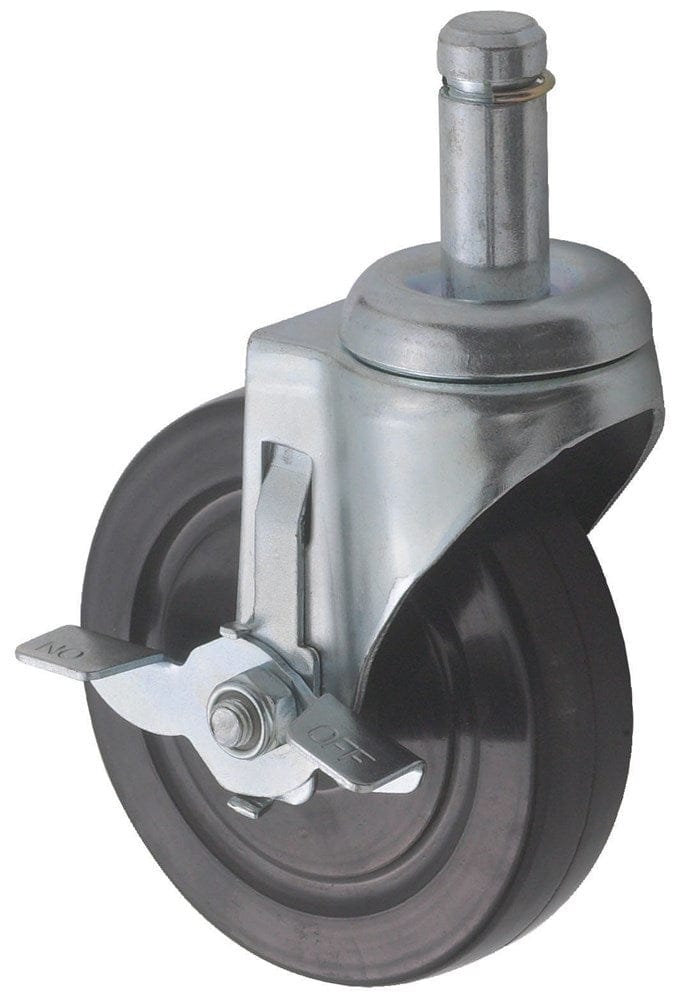 Winco Unclassified Each Winco VC-CTB 5 Inch Diameter Caster with Brake for VC-Series Wire Shelves | Denson CFE