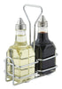 Winco Unclassified Each Winco WH-3 Chrome Plated Cruet Rack for Two 6 Ounce Oil and Vinegar Bottles | Denson CFE