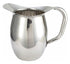 Winco Unclassified Each Winco WPB-2 Heavy Weight Stainless Steel 2 Quart Bell Pitcher | Denson CFE