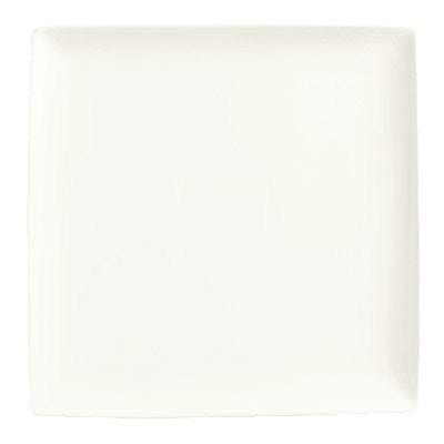 World Tableware Canada Dinnerware 1 Doz / Porcelain / White World Tableware SL-9C 9 1/2" Slate Square Coupe Plate - Ultra Bright White, Porcelain | Denson CFE