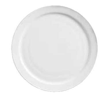World Tableware Canada Dinnerware 2 Doz / Porcelain / White World Tableware 840-425N-13 9" Porcelain Plate w/ Narrow Rim, Bright White, Porcelana | Denson CFE