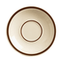 World Tableware Canada Dinnerware 3 Doz / Stoneware / White World Tableware DSD-10 6 5/8" Desert Sand Grapefruit Bowl - Speckled, (2) Brown Bands