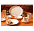 World Tableware Canada Dinnerware 3 Doz / Stoneware World Tableware DSD-2 6 inch Desert Sand Saucer - Speckled with (2) Brown Bands | Denson CFE
