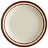 World Tableware Canada Tabletop & Serving 3 Doz World Tableware DSD-6 6 1/2" Desert Sand Plate - Speckled, (2) Brown Bands | Denson CFE