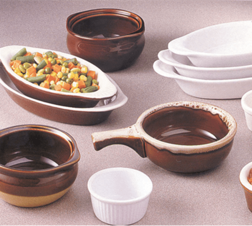 World Tableware Canada Unclassified 2 Doz ITI OSC-12 12 oz Soup Crock - Ceramic, Caramel