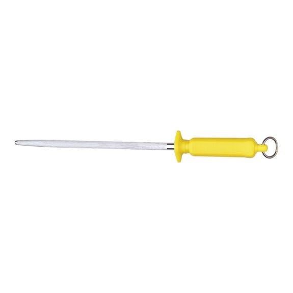 Zwilling J.A. Henckels Smallwares Each Zwilling 12" Sharpening Steel with Yellow Handle - 32526-300 | Denson CFE
