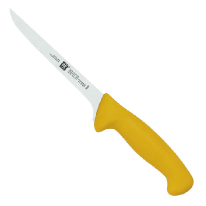 Zwilling J.A. Henckels Smallwares Each Zwilling 32101-160 Twin Master Boning Knife - 6.5 in, Yellow Handle | Denson CFE