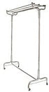 0 Food Service Supplies Each Portable Coat Rack, 60" long, with hat rack, 1" ch