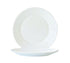 0 Unclassified 22522-Lunch Plate, 9-3/8", dia., round, wide rim, fully temp