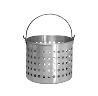 0 Unclassified Steamer Basket, fits 24 qt. pan, 10-1/4", D, wire loop handl