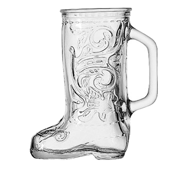 Anchor Hocking Tabletop & Serving Western Boot Beer Mug, 12-1/2 oz., Sure Guard Guarantee