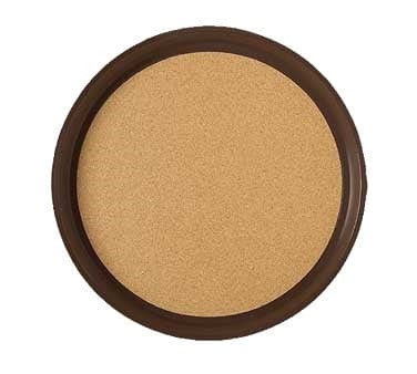 G.E.T. Enterprises Food Service Supplies Serving Tray, 11-1/4", dia., round, cork lined, pla