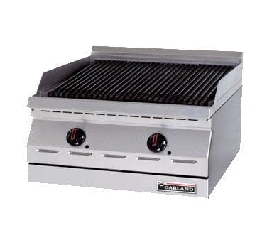 Garland Canada Commercial Grills Each Garland GD-24RB_LP Designer Series 24” Wide Liquid Propane Charbroiler With Two Radiant Burners - 60,000 BTU