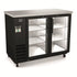 Kelvinator Commercial Bar Refrigeration Each Kelvinator KCHBB48G - 49" Two Glass Door Bar Cooler - 12 Cubic Feet