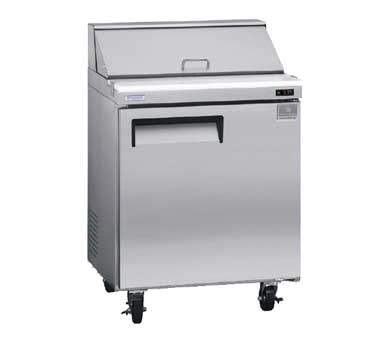 Kelvinator Commercial Refrigerated Prep Tables Each Kelvinator KCHST27.8 - 27.5" Refrigerated Prep Table with One Door