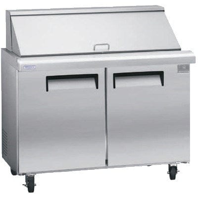 Kelvinator Commercial Refrigerated Prep Tables Each Mega Top Prep Table, two-section, 12 cu. ft. capac