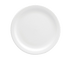 Oneida Canada Dinnerware Default Title / Porcelain / White Plate, 9# dia., round, narrow rim, porcelain, bright white,