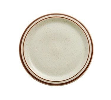 Oneida Canada Dinnerware Dozen Buffalo R4238026111 Dunes Ivory NR 5-1/2" Plate - 36 / CS